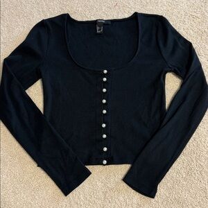 Forever 21 Black Blouse